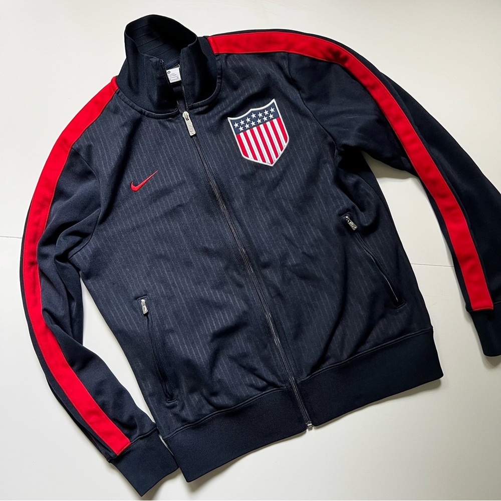 NIKE Team USA Navy and Red Performance Jacket Men’s Medium (M) 🇺🇸
